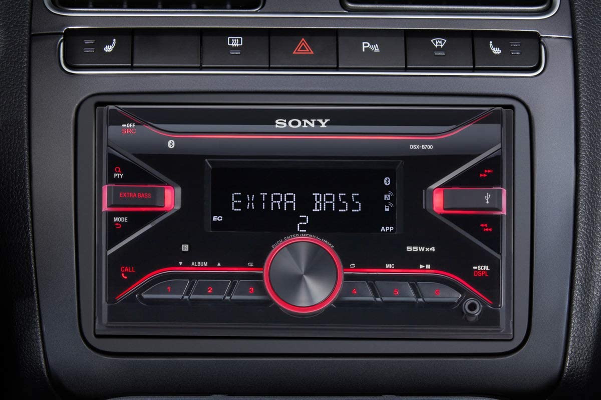 Sony DSX-B700 Bluetooth MP3 USB AUX Car Stereo Radio with Extra BASS - Black