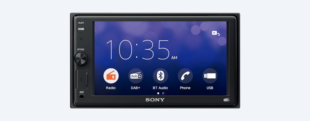 Sony XAV-1550D 6.2in Bluetooth DAB Media Receiver with WebLink Cast - Black