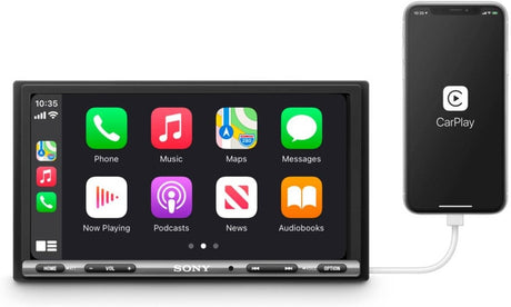 Sony XAV-AX3250 7'' Car Media Receiver with CarPlay & Android Auto - Black