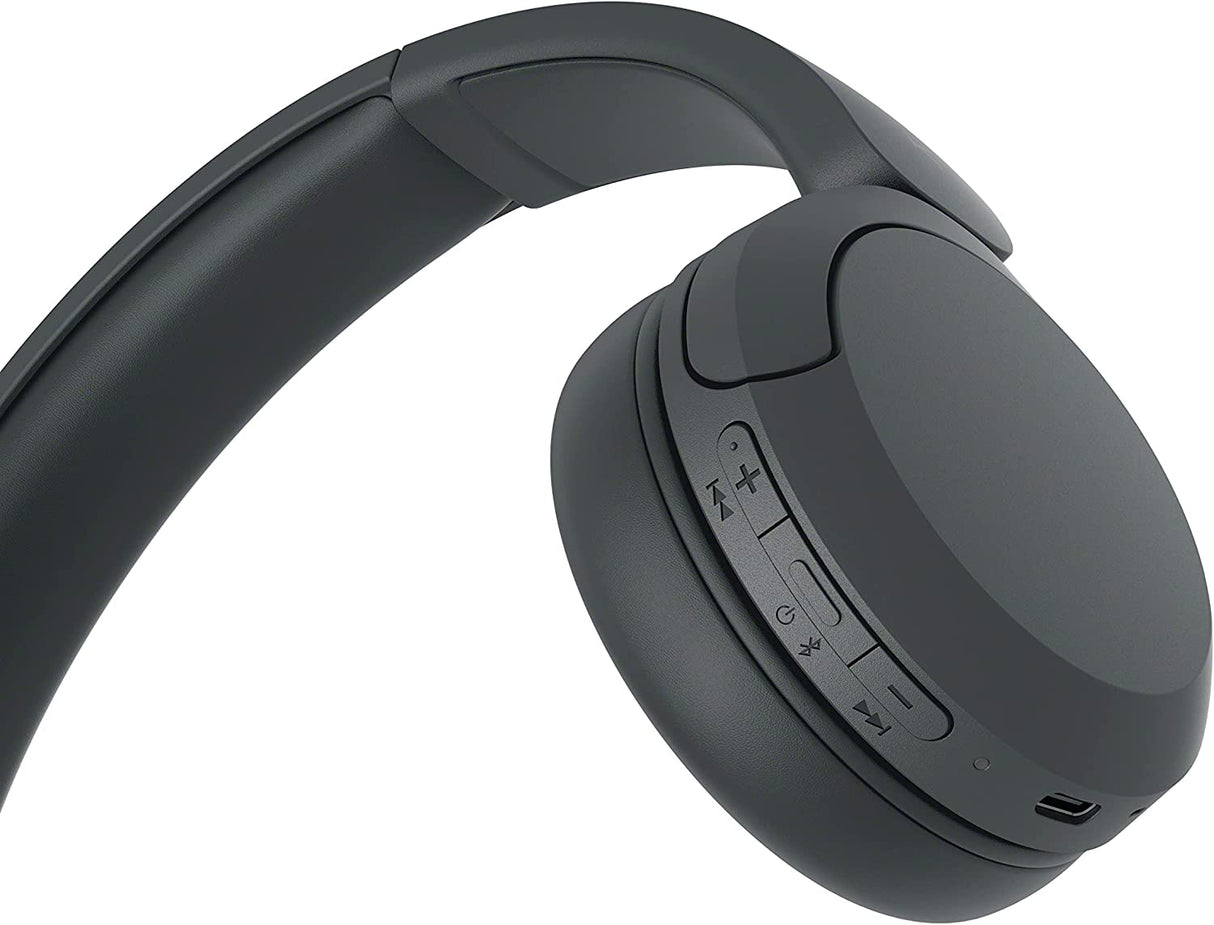 Sony WH-CH520 On-Ear Wireless Bluetooth Headphones - Black - Kazoop 