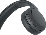 Sony WH-CH520 On-Ear Wireless Bluetooth Headphones - Black - Kazoop 