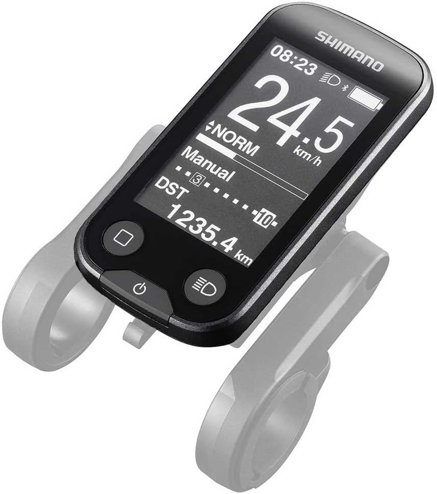 Shimano SC-E6100 Steps Display Cycling Computer - Black