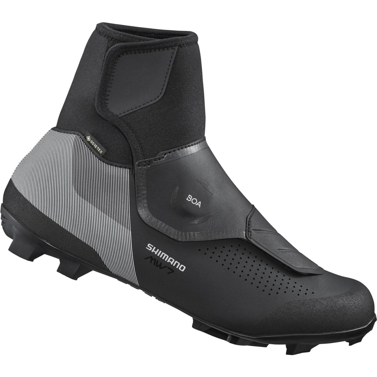 Shimano MW702 Synthetic Gore-Tex MTB Cycling Shoes Size 46 EU-10.5 UK Black