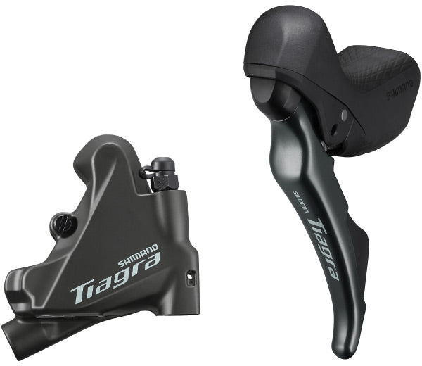 Shimano Tiagra ST-R4720 Right Shifter Front Disk Brake & Lever BR-4770 Black
