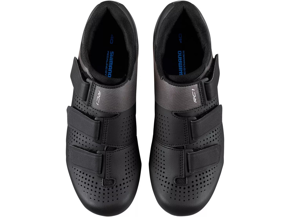 Shimano SH-RC100 Women's Road Bike Velcro Cycling Shoes - Black - EU 41