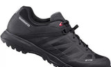 Shimano Men's ET500 Touring Trainers Lace-Up Cycling Shoes - Black - EU 43