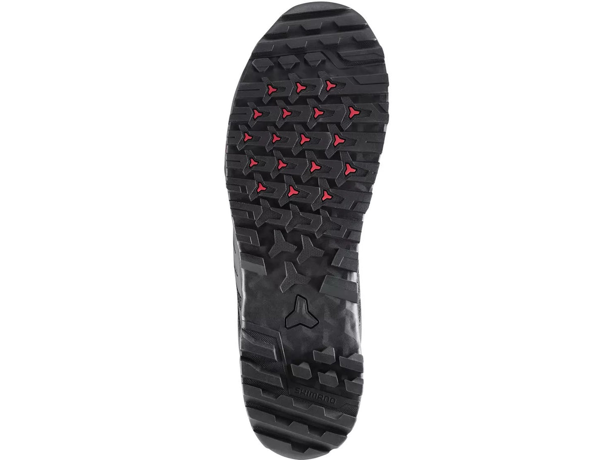 Shimano Men's ET500 Touring Trainers Lace-Up Cycling Shoes - Black - EU 43