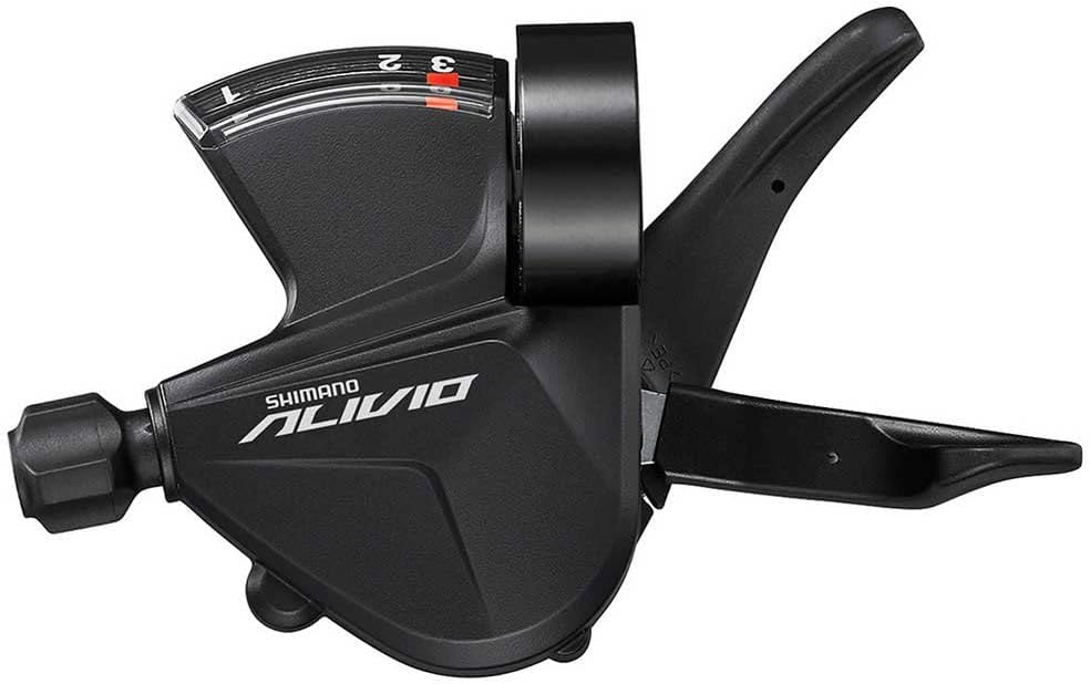 Shimano Alivio SL-M3100 Band On Left Hand 3-Speed Double Shift Lever - Black