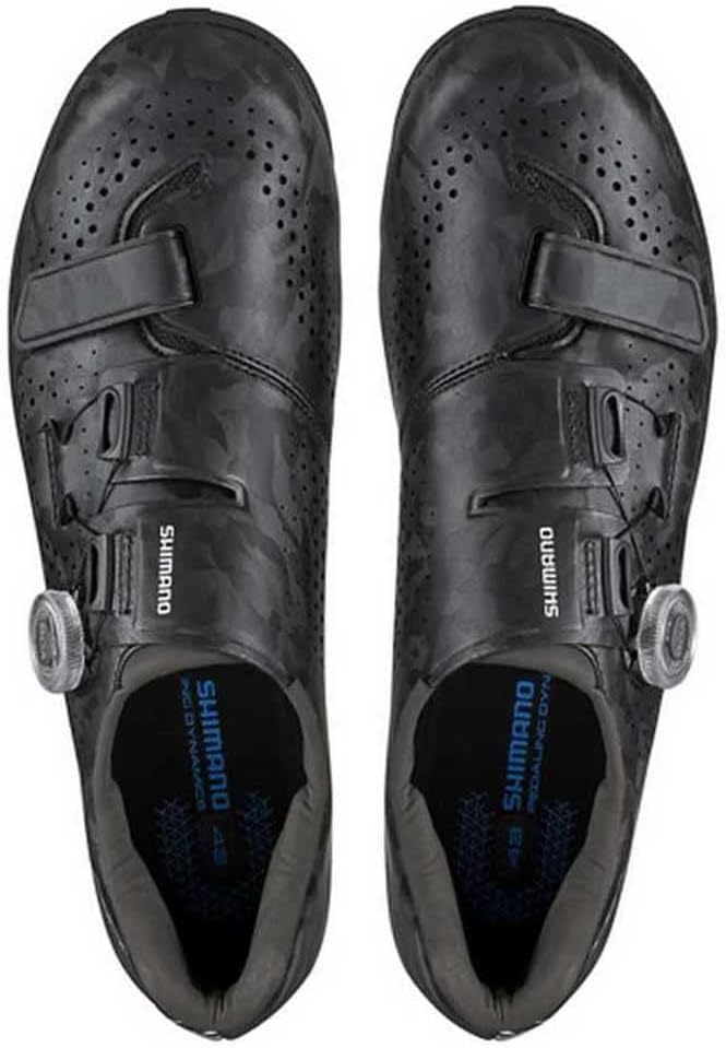 Shimano RX6 Men's BOA Closure SPD Gravel Cycling Shoes - Black - 43 EU