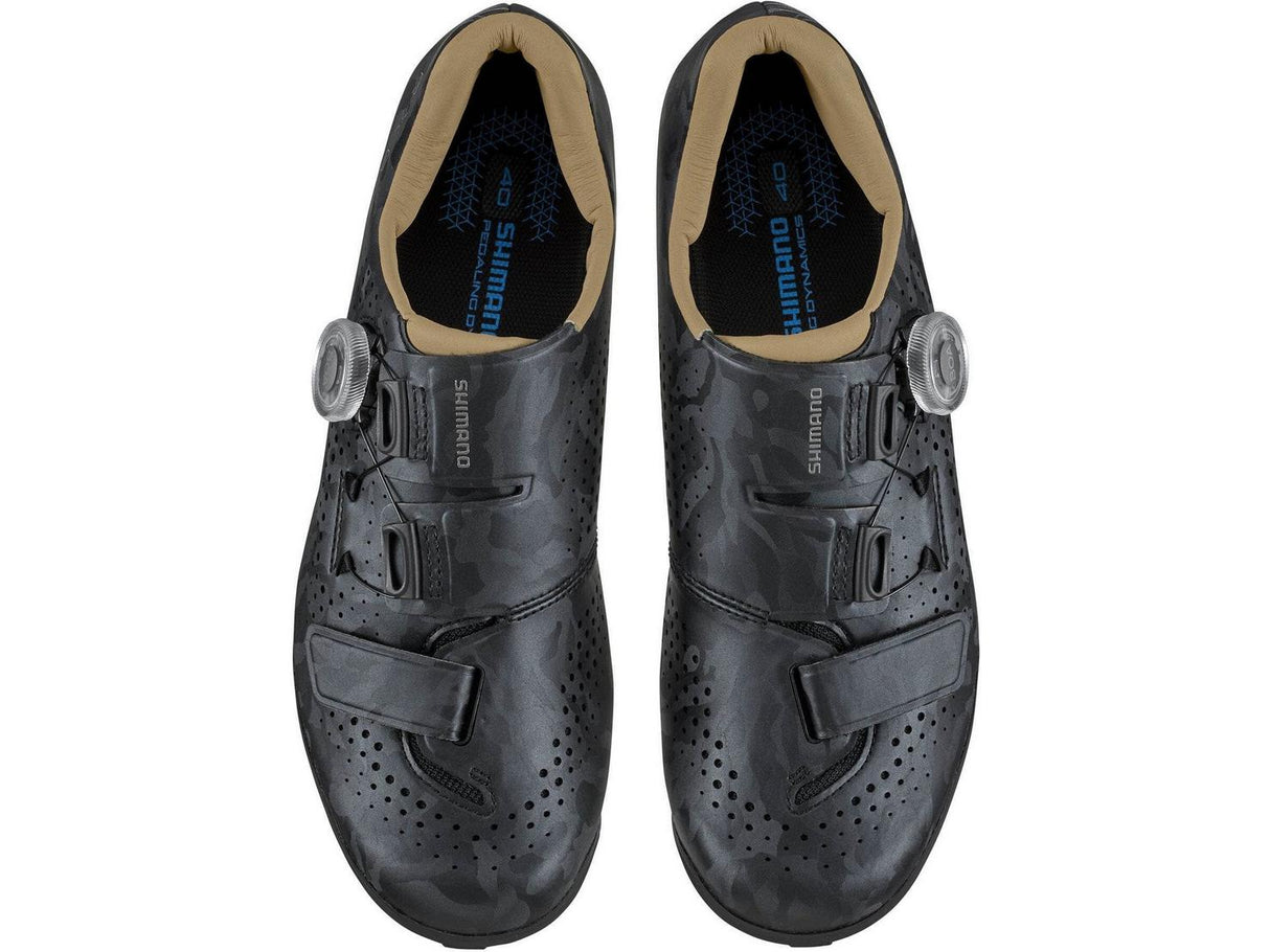Shimano RX6W Synthetic Leather Women's Road Cycling Shoes - Black - Size 42