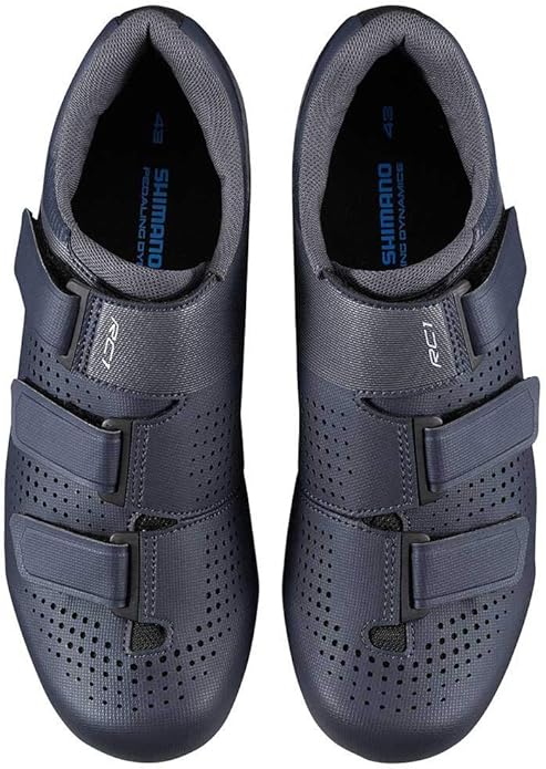 Shimano RC1 Womens Synthetic Leather Road Cycling Shoe - Navy - Size 45