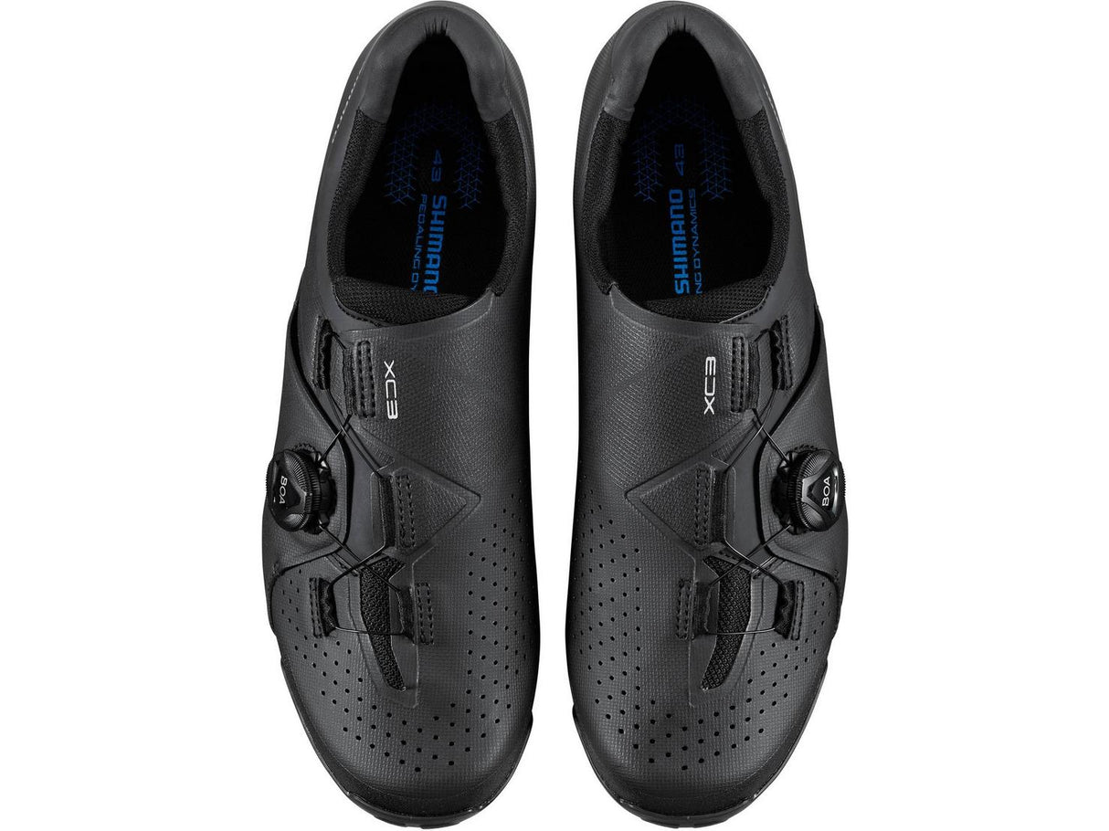 Shimano XC300 Synthetic Mens Road Cycling  Shoes - Black - Size 49 Wide