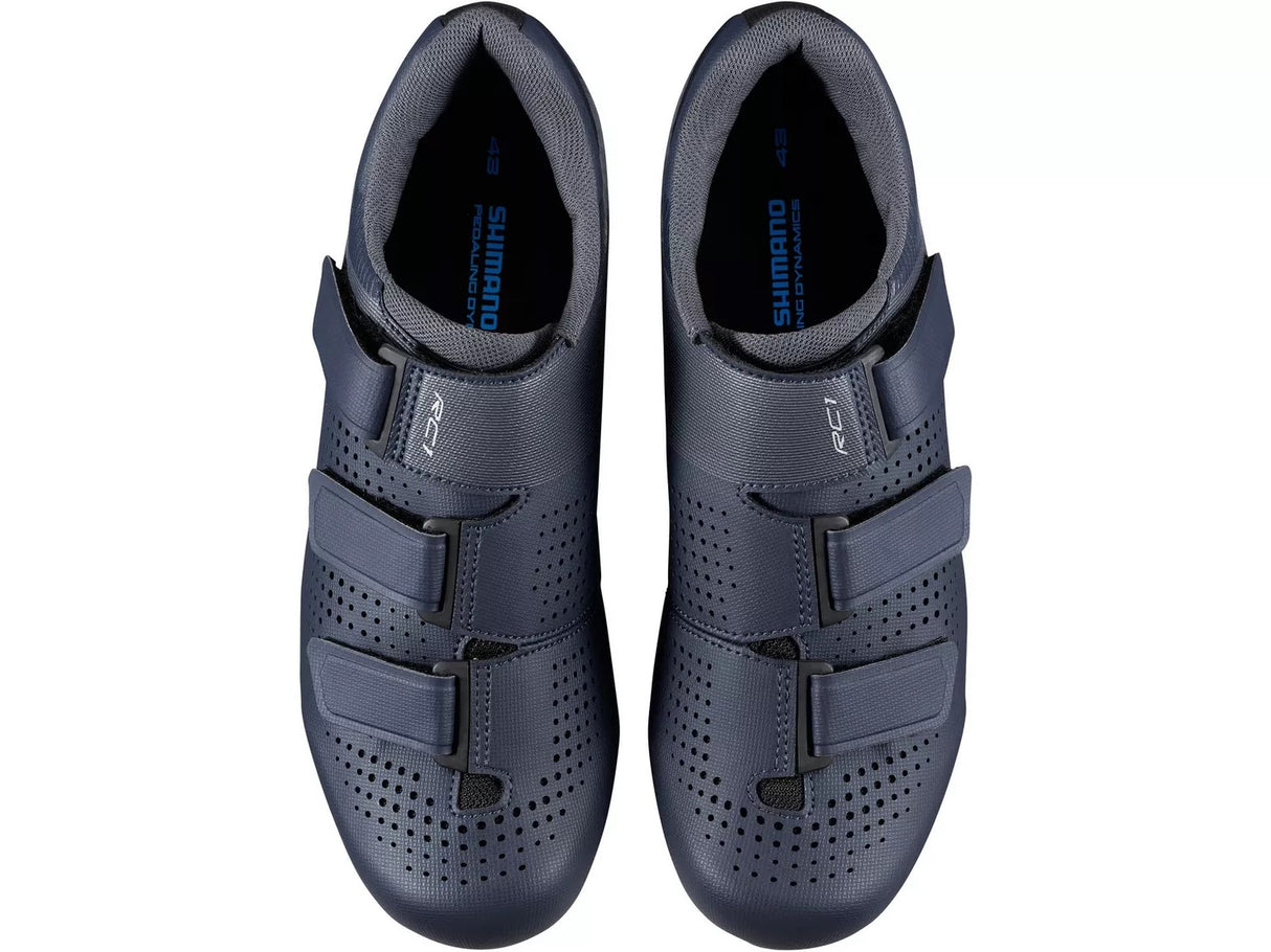 Shimano RC1 (RC100) SPD-SL Men's Road Cycling Shoes - Navy Blue - 44 EU
