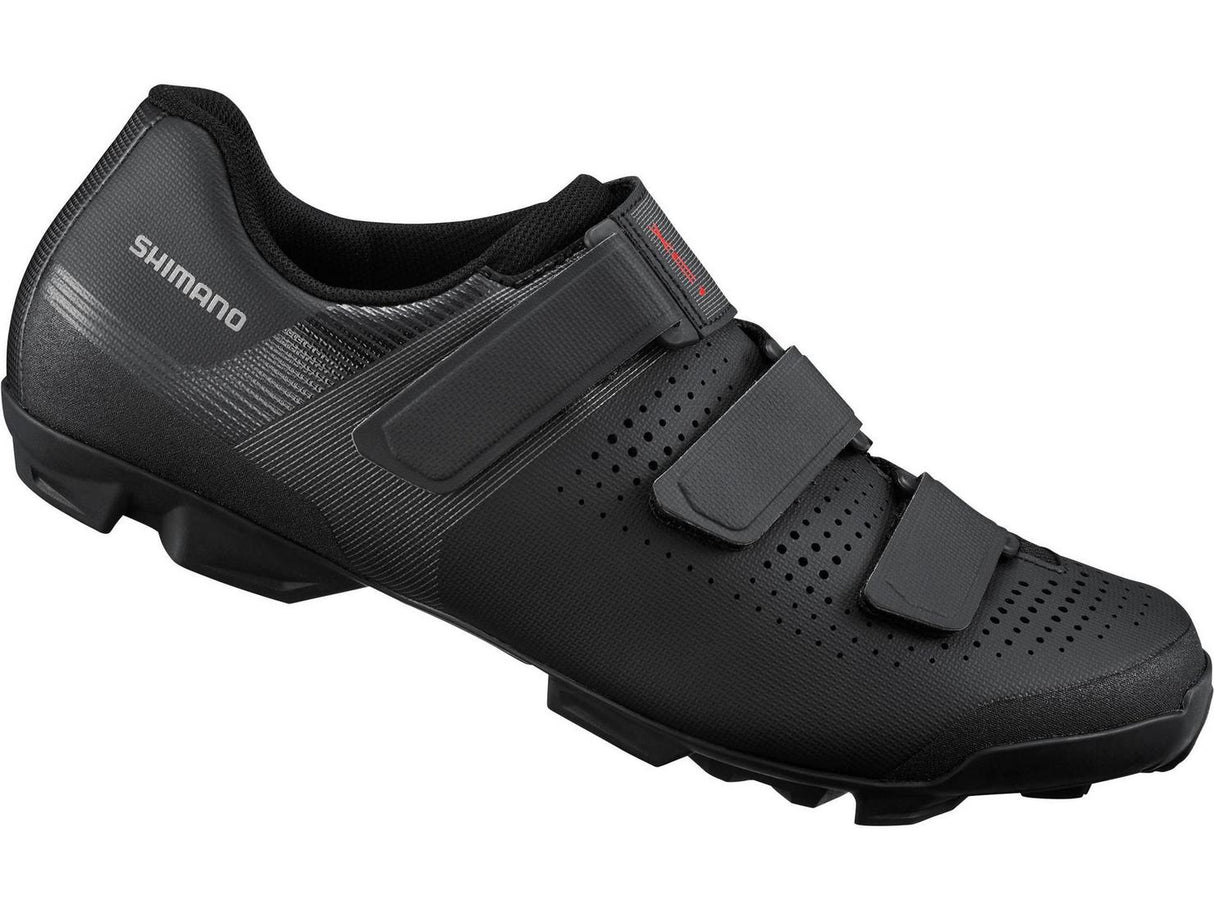Shimano XC100 SPD MTB Mens Synthetic Road Cycling Shoes - Black - Size 42