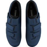Shimano RC102 Synthetic Unisex Velcro Road Cycling Shoes Size 44 EU - Navy