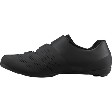 Shimano RC102 Synthetic Unisex Velcro Road Cycling Shoes Size 41 EU - Black