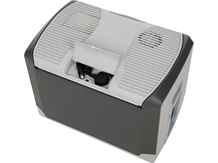 Halfords 40 Litre Mains and 12V & 24V Electric Coolbox - Black