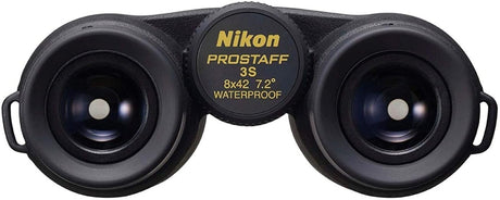 Nikon PROSTAFF 3S Waterproof Shock-Resistant Binoculars 8 x 42mm - Black - Kazoop 