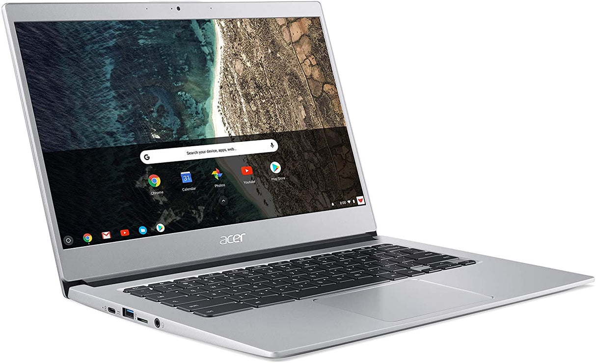 Acer Chromebook 4GB RAM 64GB eMMC 14" Touch Screen Laptop - Silver - Kazoop 