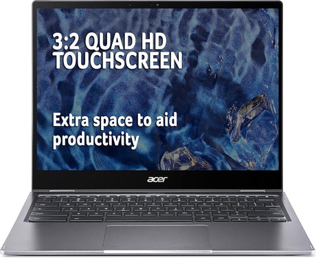 Acer Chromebook Spin 13 CP713-2W Pentium Gold 4GB RAM 64GB eMMC - Grey - Kazoop 