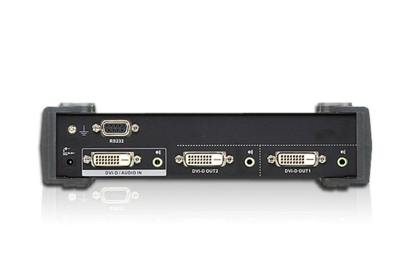 Aten DVI Dual Link Video Splitter 2K-resolution with Audio support 2 port - Kazoop 