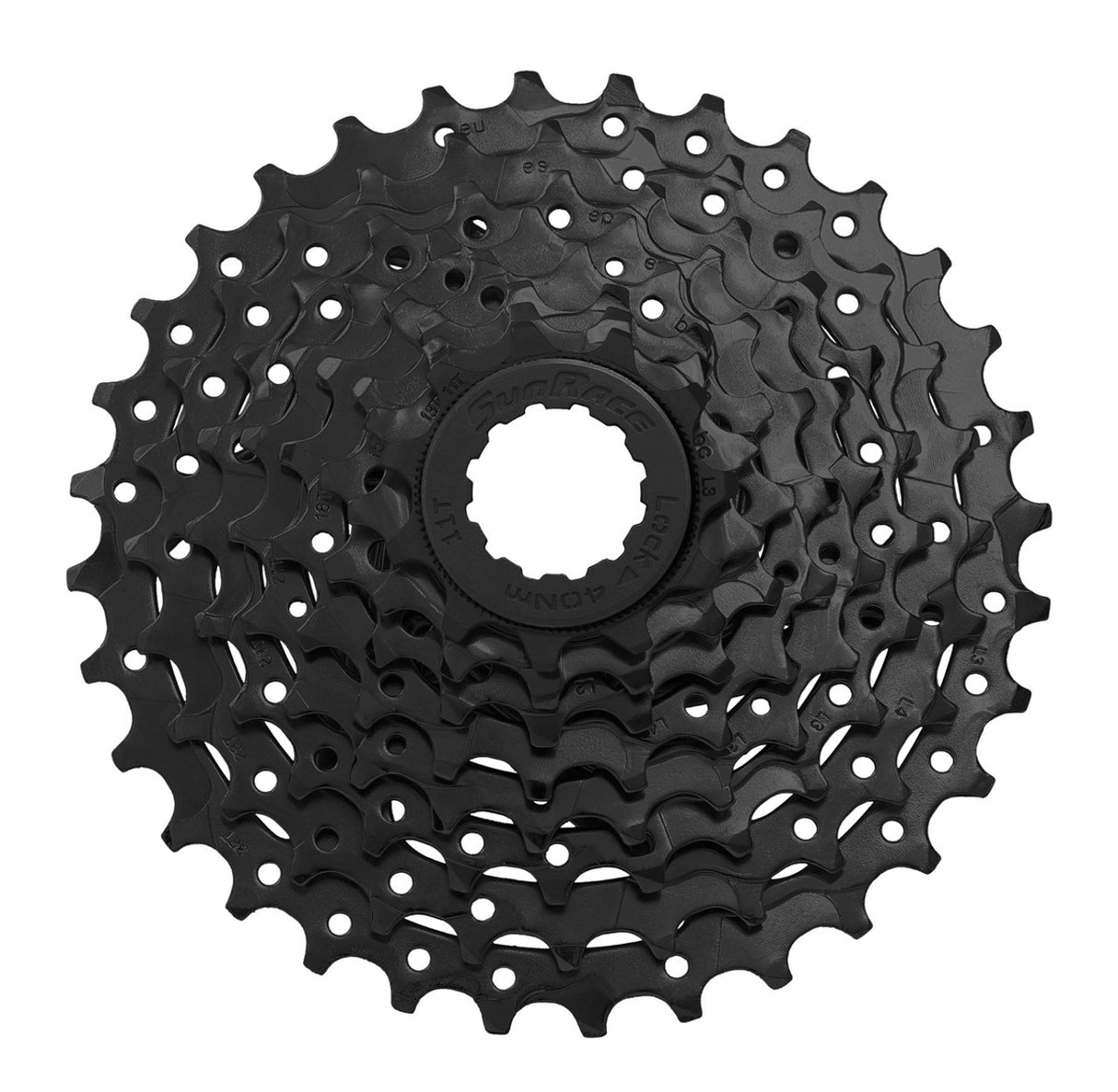 SunRace CSM55 MTB Bike Cassette 8-Speed 11-34T Shimano HG Compatible - Black