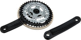 SunRace FCM500 7/8 Speed Triple Bicycle Chainset 42/34/24T 170mm - Black