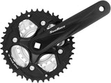 SunRace FCM500 7/8 Speed Triple Bicycle Chainset 42/34/24T 170mm - Black