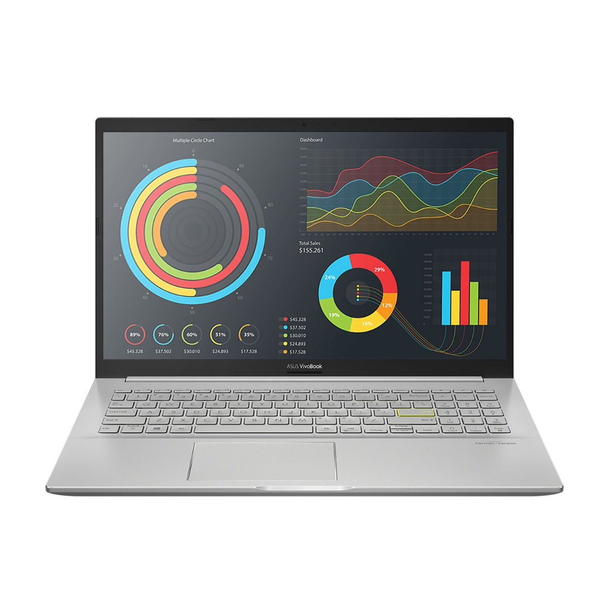 Asus VivoBook 15 K513 15.6" OLED Laptop Intel Core i3-1115G4 8GB 256GB SSD