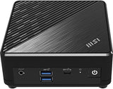 MSI Cubi N ADL Barebones Intel N100 NO RAM/NO SSD Mini Desktop PC - Black