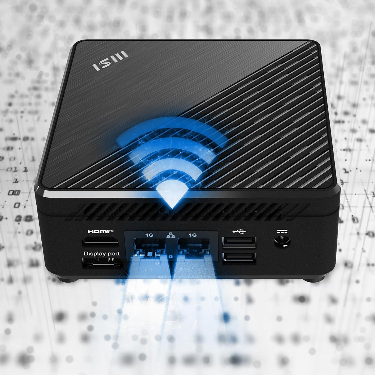 MSI Cubi N ADL Barebones Intel N100 NO RAM/NO SSD Mini Desktop PC - Black