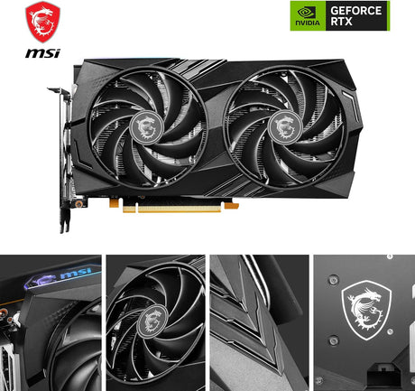 MSI GeForce RTX 4060 GAMING X 8G Graphics Card RTX 4060 GPU 8GB GDDR6 RGB - Kazoop 