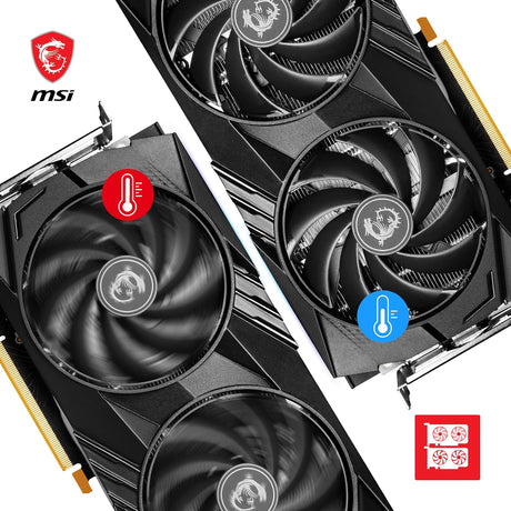 MSI GeForce RTX 4060 GAMING X 8G Graphics Card RTX 4060 GPU 8GB GDDR6 RGB - Kazoop 