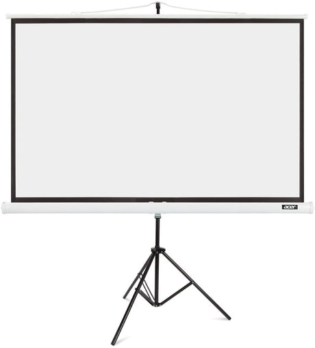 Acer T82 -W01MW 82.5" Projection Screen with Tripod 16:10 - White/Black - Kazoop 