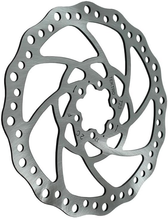 Tektro Disc Brake Rotor 2.3mm Thick TR23 160mm 6-Bolt Aluminium - Silver