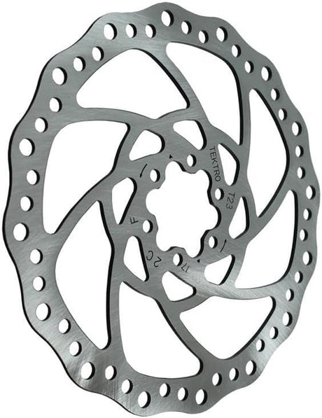Tektro Disc Brake Rotor 2.3mm Thick TR23 160mm 6-Bolt Aluminium - Silver