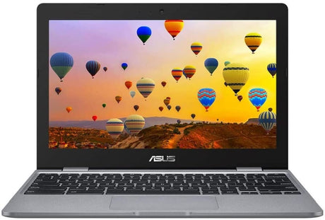 Asus Chromebook C223 Intel Celeron 4GB RAM 32GB eMMC 11.6" Laptop - Grey - Kazoop 