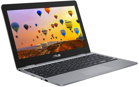 Asus Chromebook C223 Intel Celeron 4GB RAM 32GB eMMC 11.6" Laptop - Grey - Kazoop 