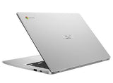 ASUS C423 Chromebook Intel Celeron 4GB RAM 64GB eMMC 14" Laptop - Silver - Kazoop 