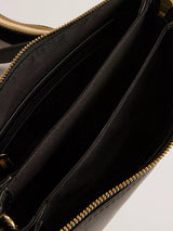 Ted Baker Darceyy Smooth Leather Webbing Strap Small Crossbody Bag - Black