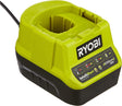 Ryobi RC18120 ONE+ 18V Compact Battery Charger - Green - Kazoop 
