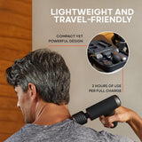 Sharper Image Powerboost Pro Plus Compact Hot and Cold Massager - Black