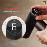 Sharper Image Powerboost Pro Plus Compact Hot and Cold Massager - Black