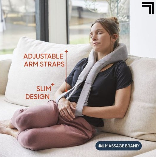 Sharper Image Realtouch 3-Speed Neck + Shoulder Shiatsu Massager - Grey