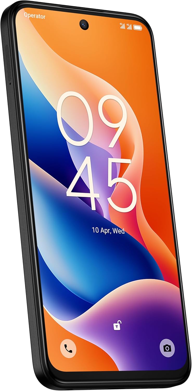 NEW TCL 605 4G 6.7'' Smartphone 4GB RAM 128GB Unlocked Dual SIM-Free - Black