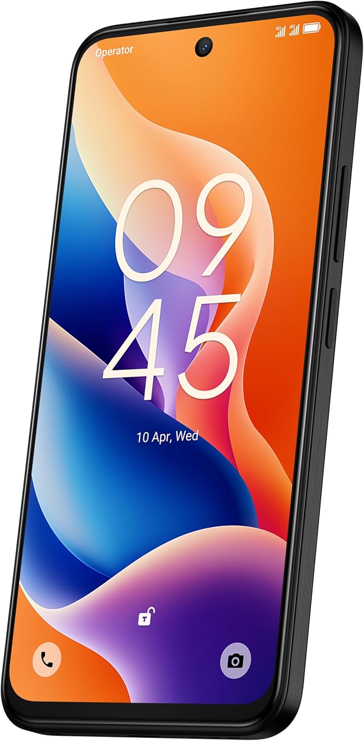 NEW TCL 605 4G 6.7'' Smartphone 4GB RAM 128GB Unlocked Dual SIM-Free - Black