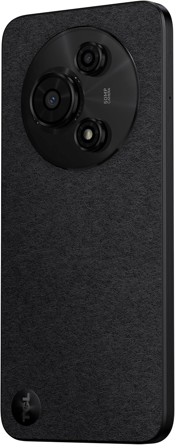 NEW TCL 605 4G 6.7'' Smartphone 4GB RAM 128GB Unlocked Dual SIM-Free - Black
