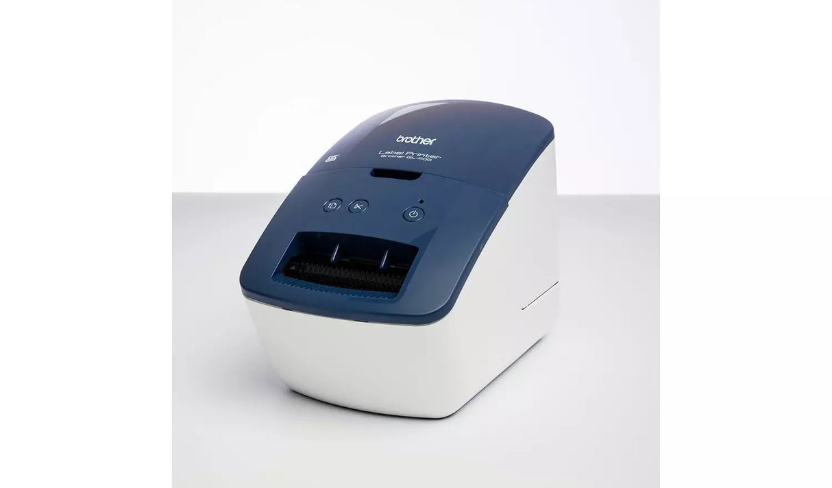 Brother QL 600B Labelling Machine - Blue/White - Kazoop 