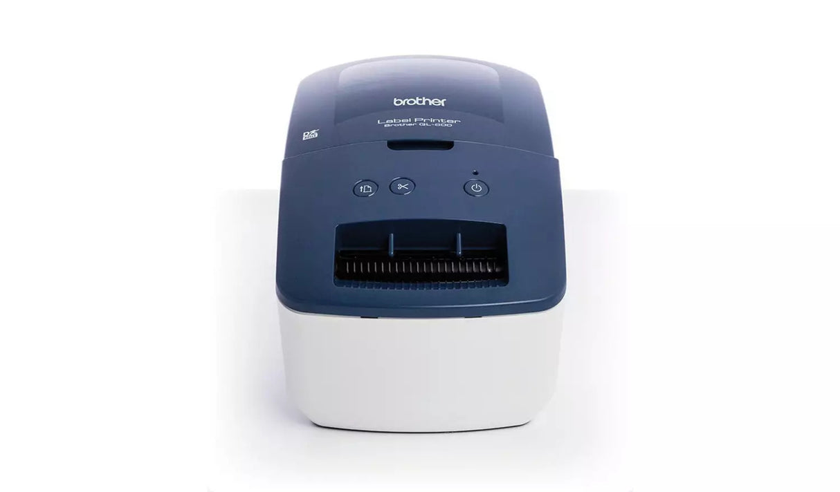 Brother QL 600B Labelling Machine - Blue/White - Kazoop 
