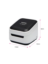 Brother Zero Ink VC-500W Wireless Full Colour Label & Photo Printer - White - Kazoop 